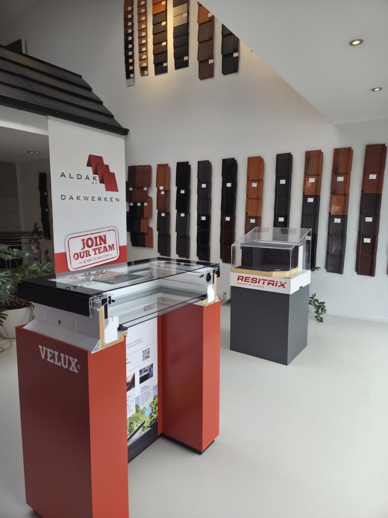 De showroom van Aldak in Beveren